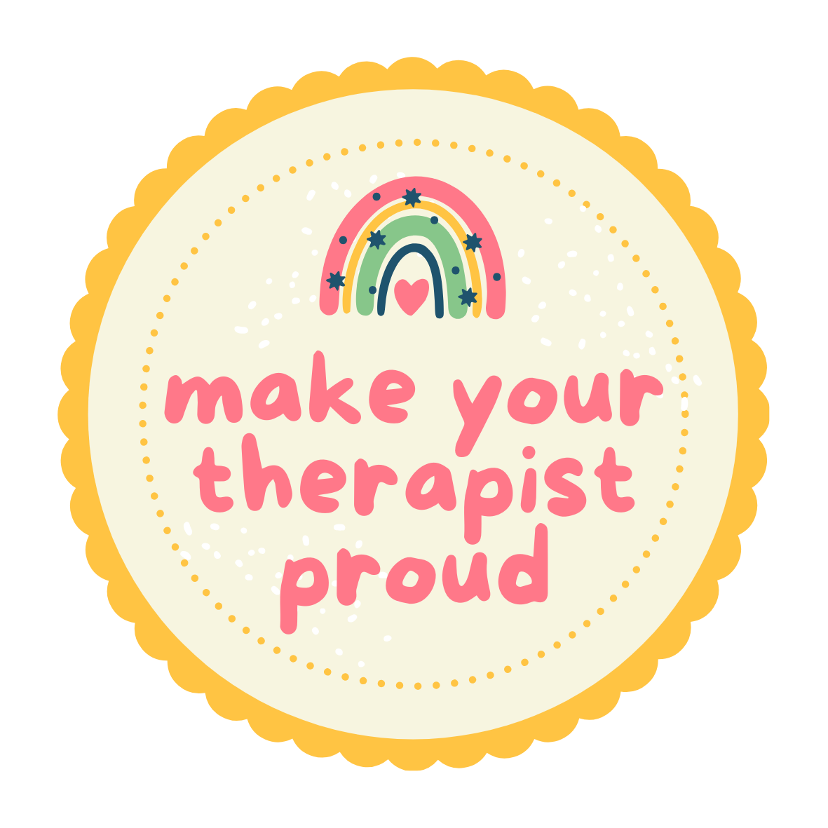 make your therapist proud